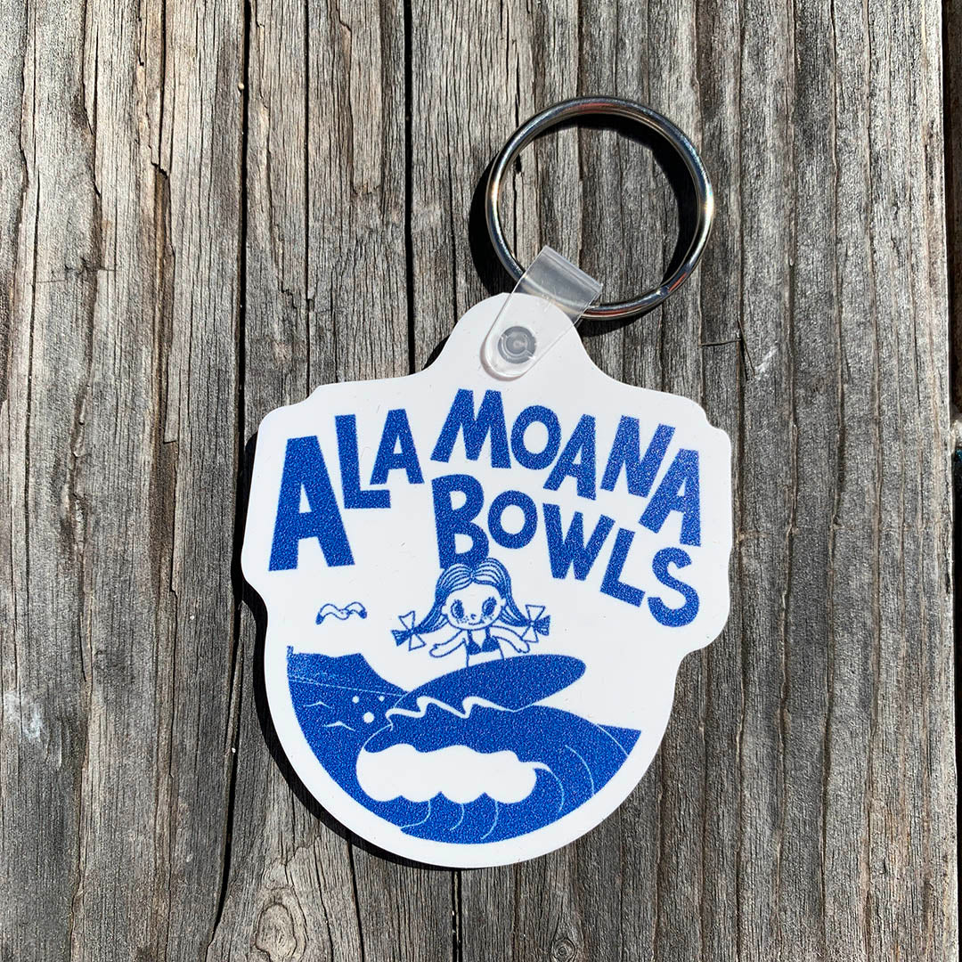 Surf Shape Keychain – Happy Haleiwa Hawaii