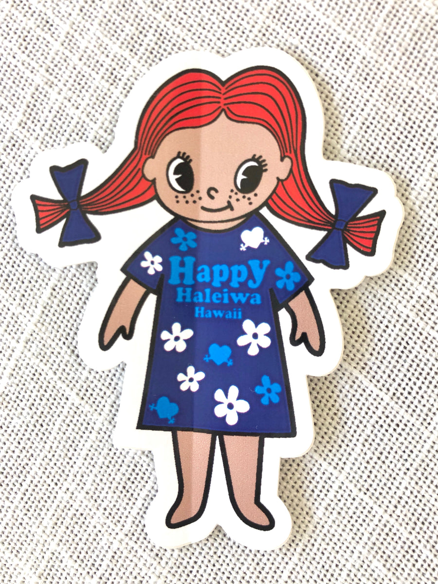 Shape Sticker – Happy Haleiwa Hawaii