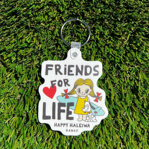 Friends for Life Shape Keychain