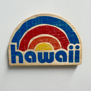 Happy Magnet Hawaii Rainbow