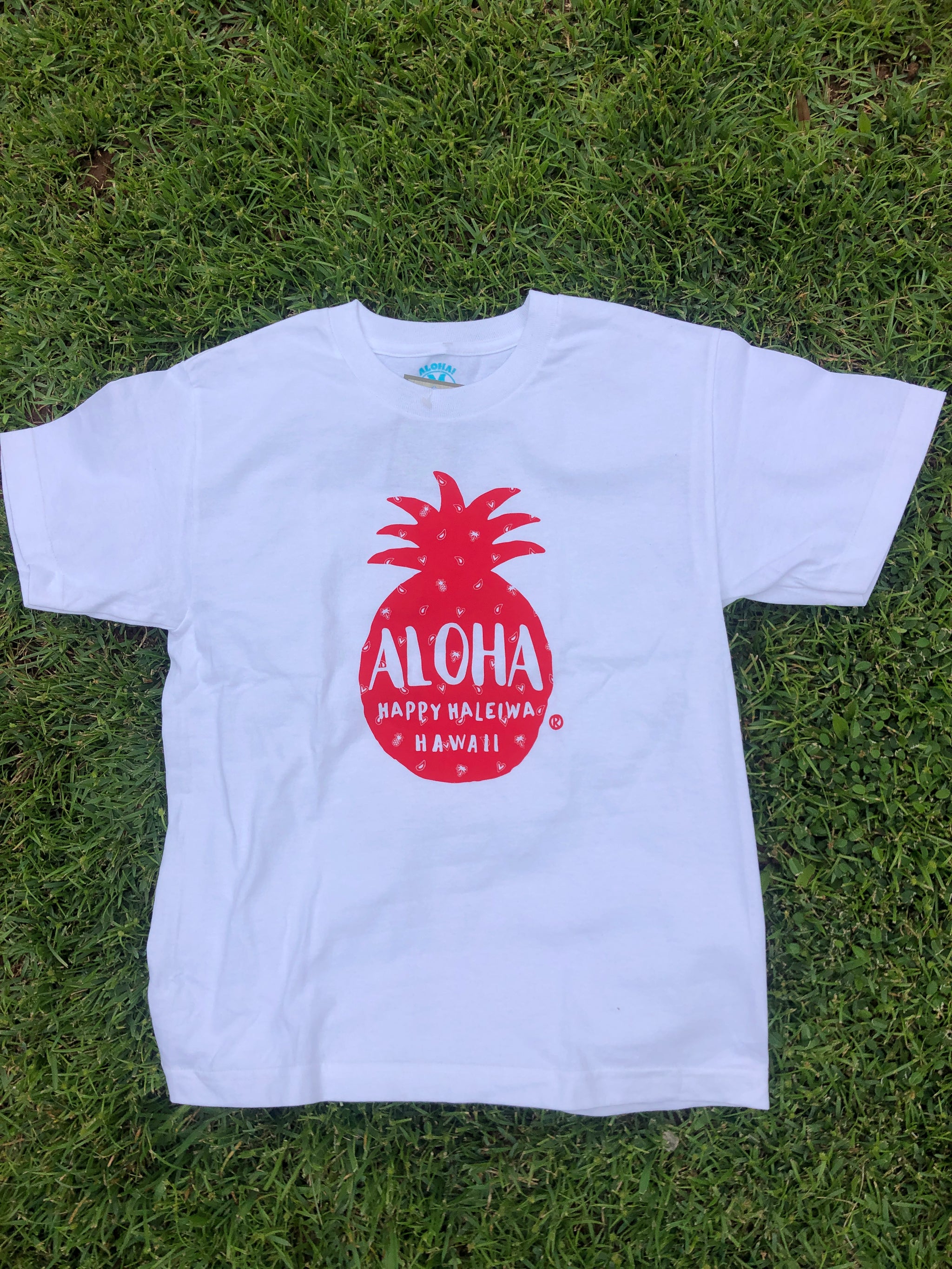 Tシャツ　HALEIWA ハワイ　ロゴ　レディース 楽天市場】ハレイワ ハッピー マーケット（サイズ（S/M/L）M