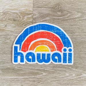 Hawaii Rainbow Sticker